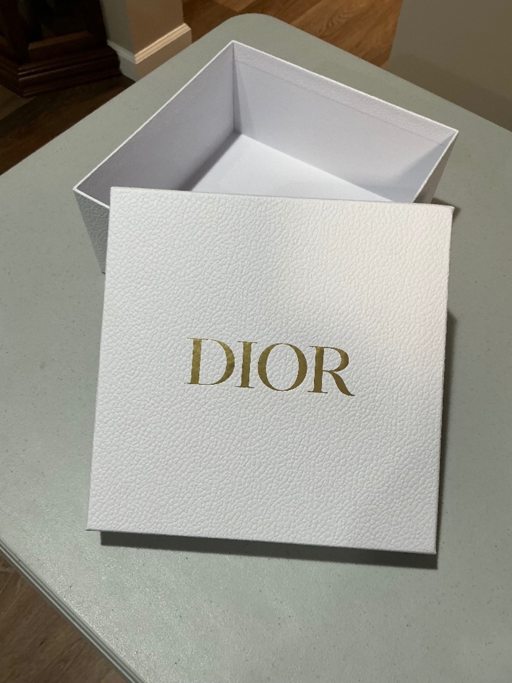 Dior box 8 1/2 x 8 1/2